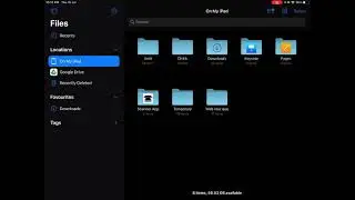 How to upload your folder from Files app to Google Drive without any app