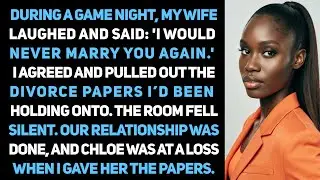 During A Game Night, My Wife Laughed And Said: 'I Would Never Marry You Again.' I Agreed And…
