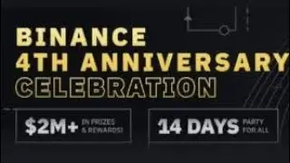 BINANCE free spin win 800 Trx  4th Binance-versary celebration Challenges, over $1.8M to be won
