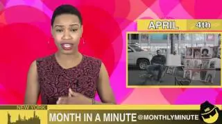 NYC Month in a Minute: April 2016