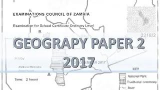 GEOGRAPHY 2017 PAPER 2
