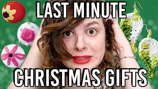 Last Minute DIY Christmas Gifts 🎁 embroidery, crochet & sewing!