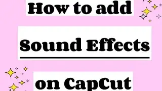 How to add any Effects in your sound on Capcut #viral #youtuber