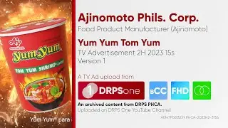 Ajinomoto Yum Yum Tom Yum TV Ad 2H 2023 15s (Philippines, Version 1) [BCC/HD/ST]