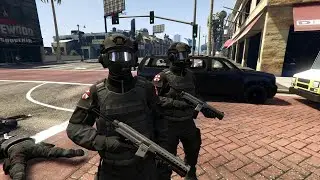 GTA 5 NPC Wars 40 - U.B.C.S vs Families 