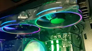 1440p Gaming PC Build - How To Install ARGB Case Fans