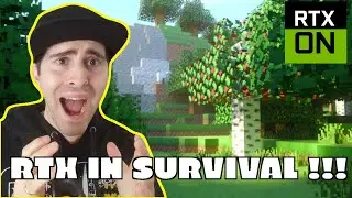 ATTIVARE IL RAY TRACING  IN MODALITÀ SOPRAVVIVENZA SU MINECRAFT ITA !! GIOCA RTX ON IN 5 MINUTI