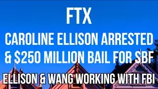 FTX - Caroline Ellison Arrested & Working with FBI as Sam Bankman-Fried is Released on $250MN Bail