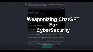 How to use ChatGPT for Cybersecurity