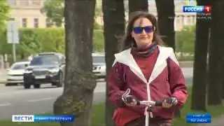 Выпуск Россия-1 про самокаты в городе