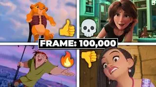 Ranking Every DISNEY Movie by the 100,000th Frame