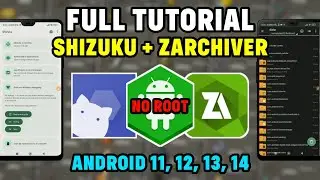 FULL TUTORIAL HOW TO USE SHIZUKU ZARCHIVER ON ANDROID PHONES WITHOUT ROOT LATEST 2024