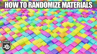 How to Quickly Randomize Materials [In Blender]