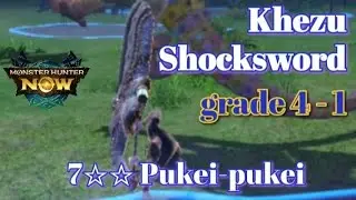 MH Now Khezu Shock Sword is Amazing g4-1 GS vs 7☆ pukei #greatsword #monsterhunternow #mhnow #mhn