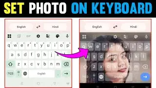 Keyboard par photo kaise lagaye | Keyboard par apna photo kaise lagaye
