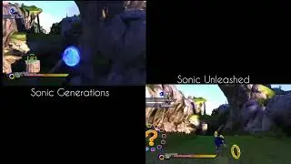 Sonic Generations (Unleashed Mods) Vs Sonic Unleashed (Xbox 360) - Comparison