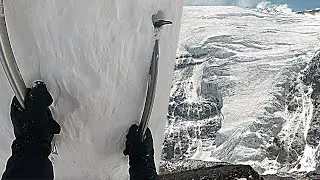Escalo en solitario un glaciar a más de 4800m