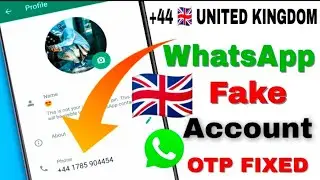 How To Create 🇬🇧 UK Whatsapp Account Without Phone Number Free 2022 | Whatsapp US Id Kaise Banaye