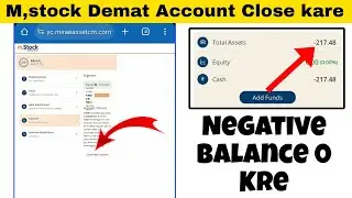 How to close mstock demat account 2024 | m stock demat account close kaise kare