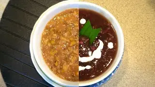 Sweet Red Bean & Green Bean Soup - So easy a five year old could do it!