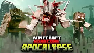 REALISTIC Zombie Apocalypse Simulated in Hardcore Minecraft