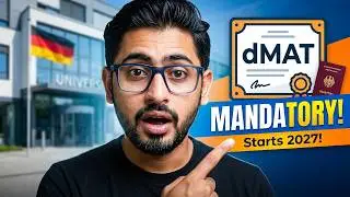 Applying to Masters in Germany | dMAT Requirements Explained for Indian Students
