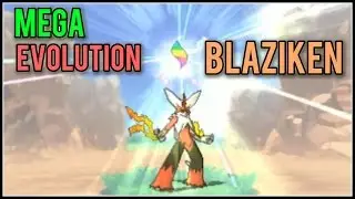 Mega Blaziken Evolution - Pokemon Omega Ruby and Alpha Sapphire