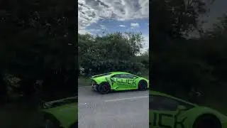 Gintani Lamborghini Aventador SVJ & Twin Turbo Huracan Making Lots Of Noise!