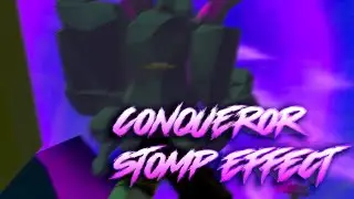 RAIDING WITH RARE STOMP EFFECT AS STAR IN DA HOOD MODDED (CONQUEROR STOMP SHOWCASE)