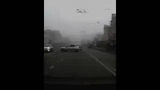 Malicious intruder! CAR CRASH! Dash cam! #shorts