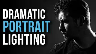 Dramatic PORTRAITS with ONE LIGHT | Photo Lighting Tips & Tricks