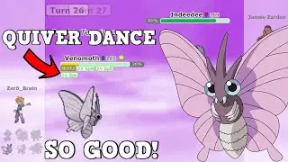 VENOMOTH QUIVER DANCING TO VICTORY!  (Pokémon Showdown Random Battles) (High Ladder)