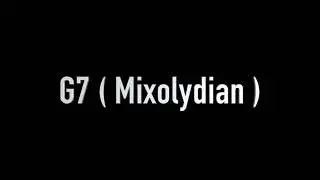 Backing Track In G7  Mixolidio