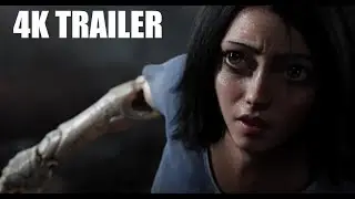 Alita Battle Angel Trailer 4K (2018 Live Action)