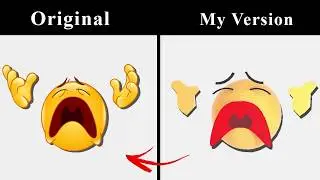 I recreated the Disappearing Yellow Emoji Meme in 3D