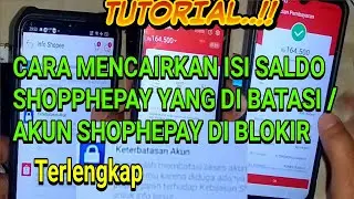 CARA TARIK SALDO SHOPHEE YANG DI BATASI BELUM VERIFIKASI DENGAN KTP