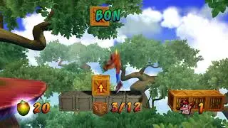 Crash Bandicoot The Lab Gem Lose/Win