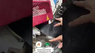 Затяжка носочной части , на станке ЗНК 
