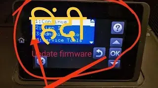 Firmware update by Pre-boot menu hp printer | firmware update  | hp printer firmware update via usb