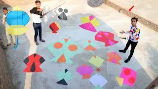 Trick To Caught kite With Stone & Fish Huck