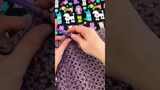 The V Stitch, so beautiful and so easy! 💜 