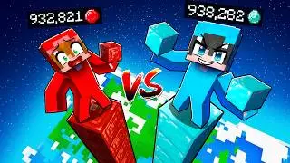 RUBY Tower vs DIAMOND Tower in Minecraft!
