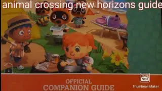 animal crossing new horizons official companion guide