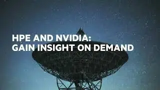 HPE and NVIDIA Accelerate Your AI from Edge to Cloud