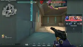 Valorant | 1v5 clutch on 90ms