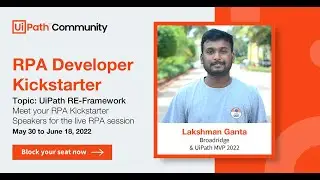 RPA Developer Kickstarter | Day 12: UiPath RE Framework