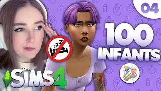 Intense Twinfants, please Send Help! - 100 Infants Challenge [04] | The Sims 4
