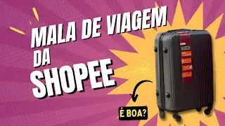 UNBOXING: MALA DE BORDO DA SHOPEE - 10 KG