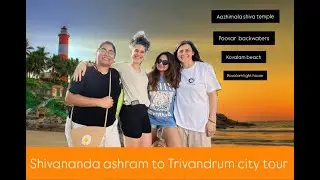 Trivandrum tour with my ashram folks | Aazhimala shiva temple Trivandrum