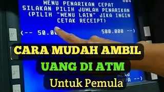 Cara ambil Uang di ATM BRI